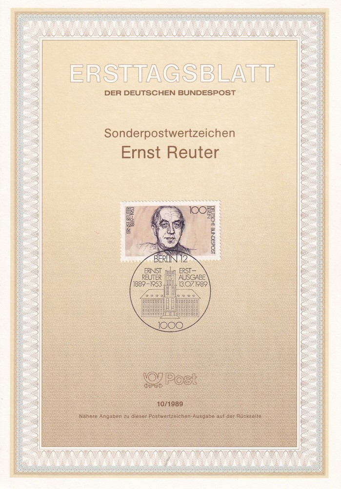Berlin ETB 846 Scott 9N577 Ernst Reuter