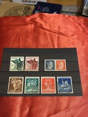 Deutsches Reich, 8 misc stamps. 6 Used, 2 Mint.