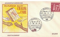 Germany 855 – Cralog Relief Agencies. First Day Cover #02 GERM855