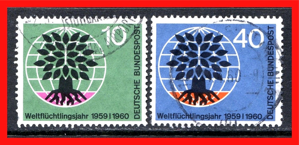 Germany Postage Stamps Scott 807-808, Used Complete Set!! G1367i