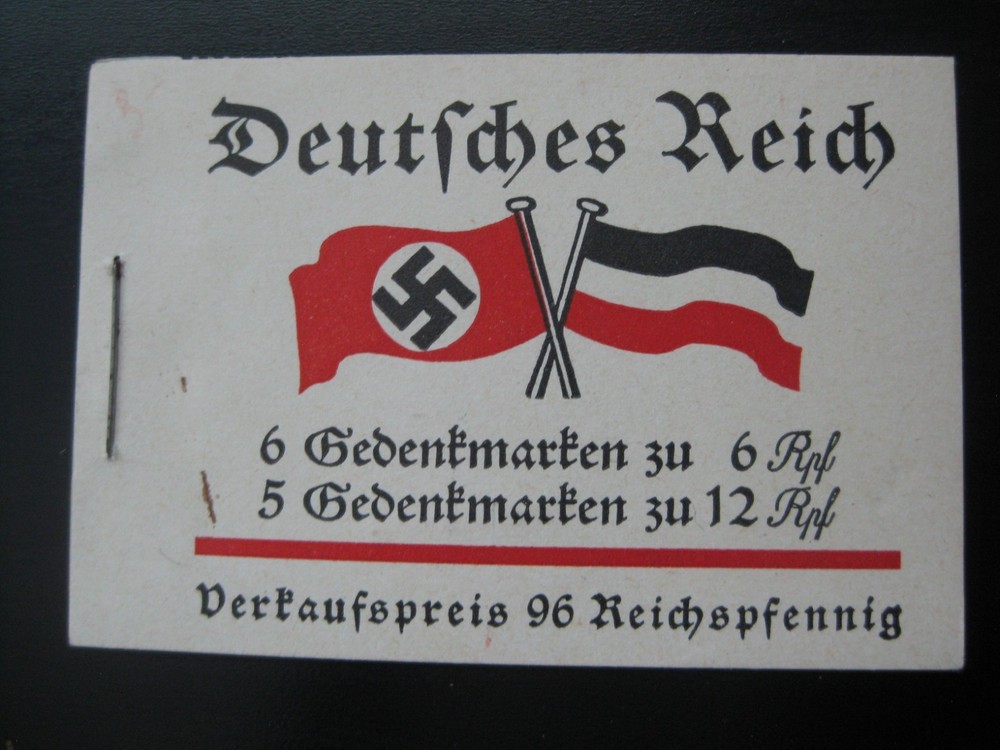 THIRD REICH Mi. #MH 32.4 scarce mint MNH stamp booklet! CV $300.00