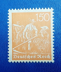 Germany Stamp Deutsches Reich 150 Pfennig 1921 Mi. Nr. 169 WZ 1 (22522)