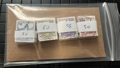 GERMANY 4 BUNDLES OF 50+/- CASTLE DEFINITIVE 70, 80, 120, 210pf 1183