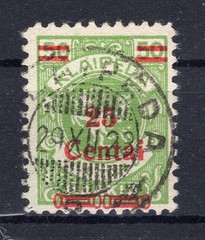 Memel 218 BPP 30EUR Tadellos Gestempelt, Echt, BPP-Signature