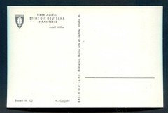 German Reich WW II : Great Infantry card ( # 132 ) from the 1940s – mint NH