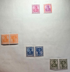 Germany Lot of 5 Stamps 1920-22 (SC 169,174,119a,123a,126a) Tete Beche Pairs!