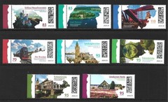 Germany 2022 2023 2024 2025 2026 Landscapes, Attractions MNH Stamps Left Border
