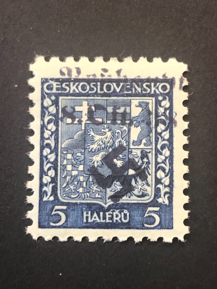 SUDETENLAND WWII-GERMAN OCC. Local ovpt (ROSSHAUPT) 5 h. MNH /s3 #426