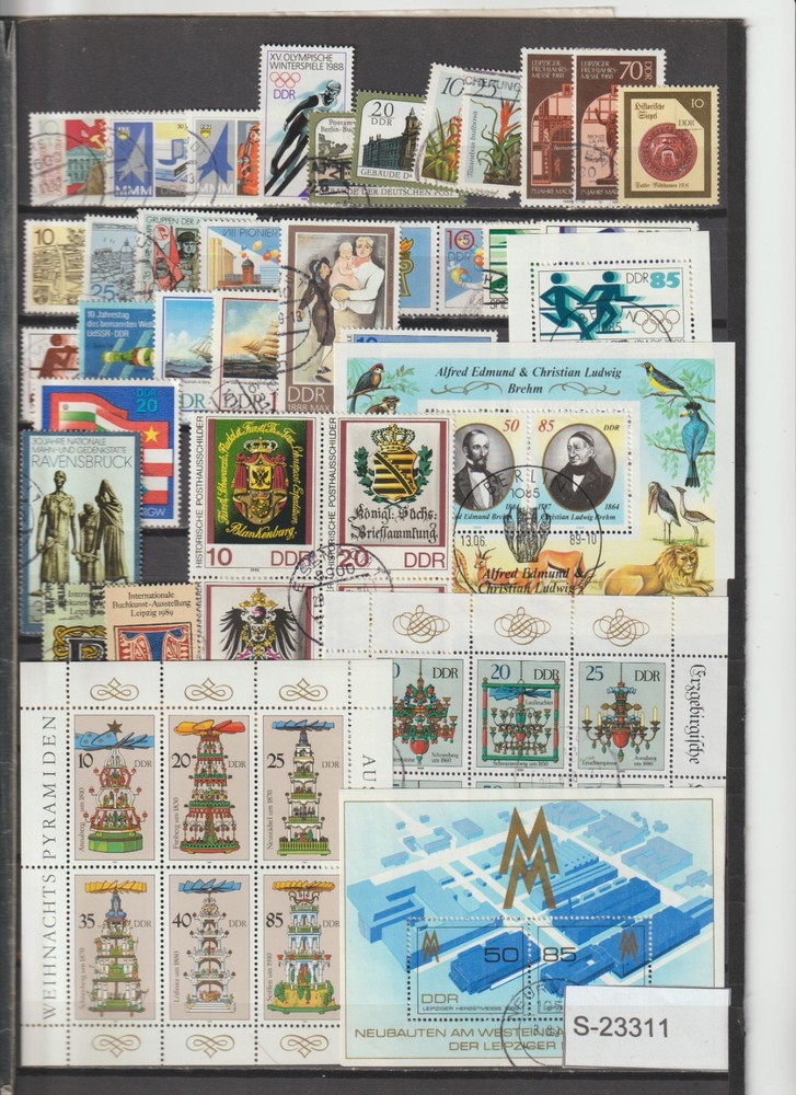 Germany DDR mixed lot S-23311