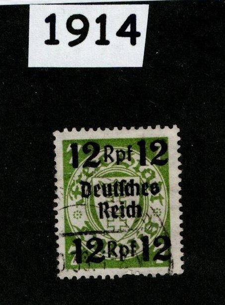 Used stamp Sc 242 Gdansk Poland Danzig 1939 Overprint Germany #1914