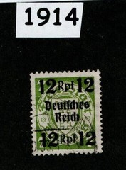 Used stamp Sc 242 Gdansk Poland Danzig 1939 Overprint Germany #1914