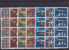Bundesrepublik MNH ** 468-74 Intl Traffic Expo 4 sets