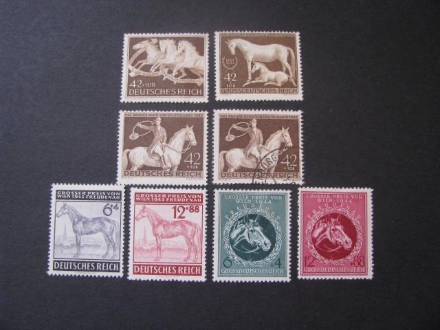 Germany Stamps Assorted Horses Issues…Free International Shipping!