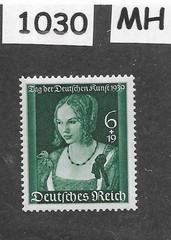 MH stamp B146 / 1939 Venetian woman Culture Fund / Germany Third Reich #1030