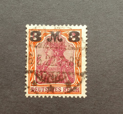 3 MARK SIGNED REICH GERMANY DEUTSCHLAND K18