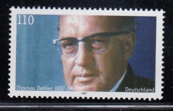 GERMANY Thomas Dehler MNH stamp