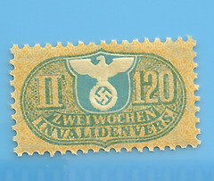Germany Third Reich WW2 Swastika Eagle Revenue II 120 Stamp MNH WW2 ERA #50