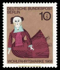 EBS Berlin 1968 – Beautiful Vintage Dolls – Puppen – Michel 322-325 – MNH**