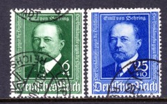 Germany Scott #B186-87 VF Used 1940 Dr. Emil von Behring, Bacteriologist