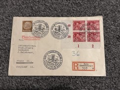 Germany 1939 WWII COVER FDC INTERNATIONAL AUTOMOBILE EXHIBITION BERLIN
