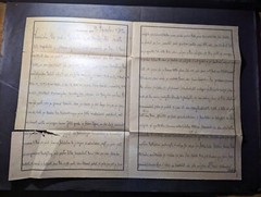 1943 Germany Concentration Camp Folded Letter Cover Auschwitz to Krakau Poland
