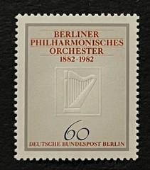 Travelstamps: 1982 Berlin Germany Stamp Scott #9N471 – Philharmonic 750th MNH OG