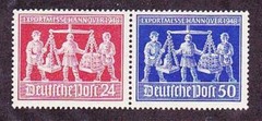 Germany 585c MNH OG 1948 Hanover Fair Weighing Goods PAIR Very Fine