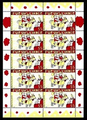 GERMANY, SCOTT # 2546, MNH MINI SHEET OF 2009 CARTOONS FOR CHILDREN PLAYING