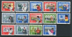 GERMAN DEMOCRATIC Republic between # 724-738 / 25-12-2g / , used