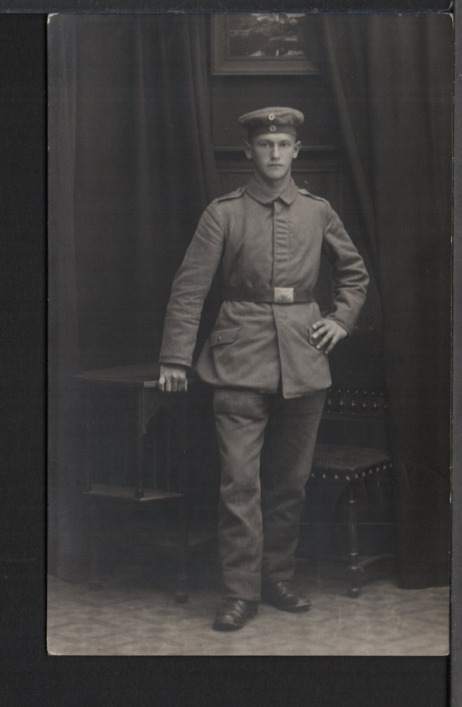 ✔️ GERMANY REICH WWI SOLDIERS EXCELLENT RARE AGED MILITARY POSTCARD
