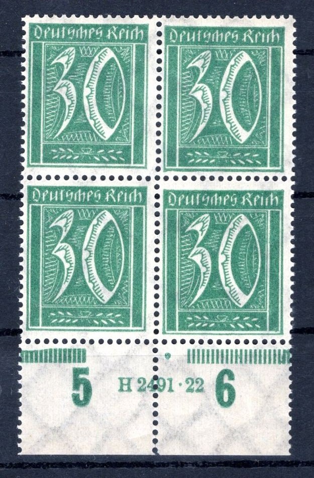 DR-Infla 181HAN Integro Mint MNH German Empire 1919-1923