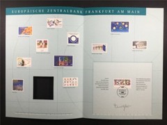 GERMAN POST ART-EDITION 1998/23 2000 EZB FRANKFURT GELD MONEY