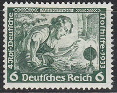 Stamp Germany Mi 502A Sc B52 1933 Fascism Richard Wagner Meistersinger MNH