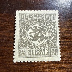 Schleswig Stamp Scott 1, Arms, 1920, MH