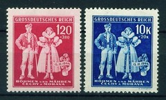 Germany WW2 Third Reich Protectorate People 1942 MNH