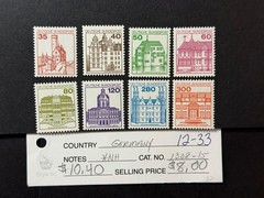 Germany # 1308 – 1315 MNH 2026 Scott Catalogue Value $ 10.40