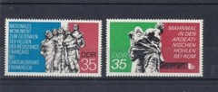 DDR MNH ** 1981-2 SC 1582-3 Memorial Sites