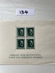 NEW 1937 Adolf Hitler mini sheet unused mint never hinged condition
