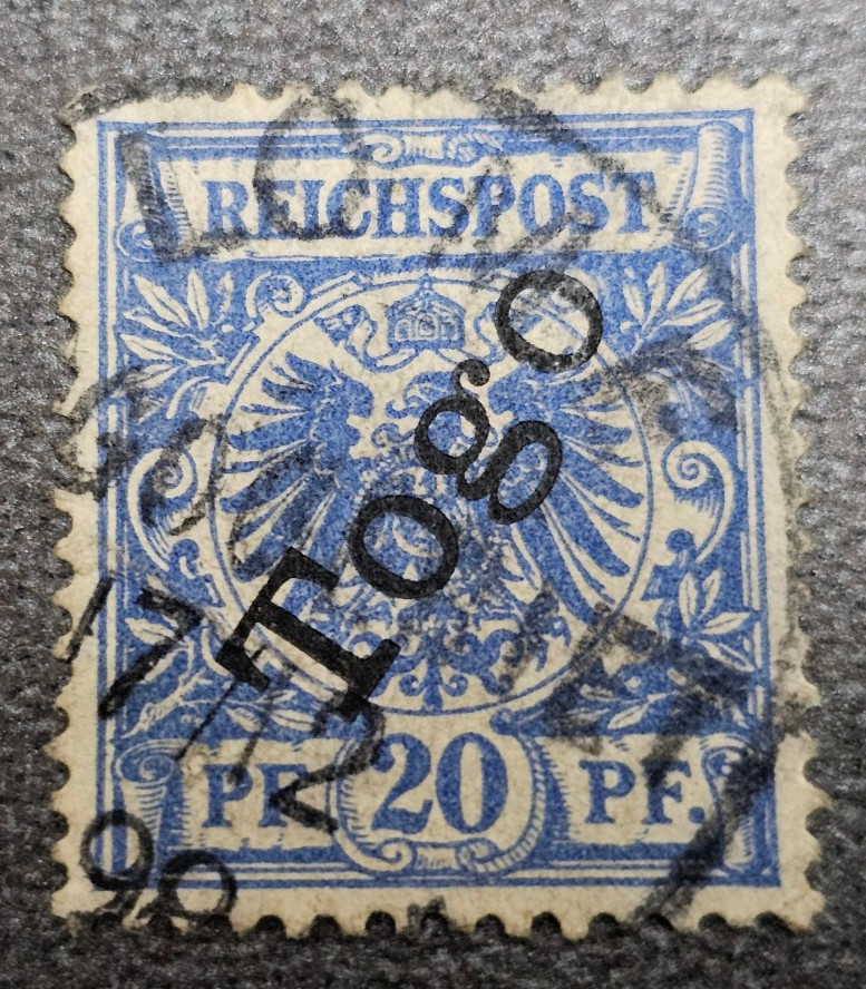 Stamp Germany Reich Colony Africa Togo 20 Pfennig 1897 Mi. Nr. 4 [🇩🇪39077-10]