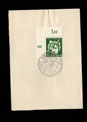 Germany Posthorn Stamp Day Issue 1941 Used Munich 1942 Goat Pig Rabbit Hen 10d