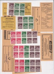 West Germany Brandenburg Gate etc Stamps MNH, Used. Inc tete beche, Booklets.