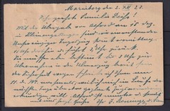 Germany 1923 Magdeburg, Inflation. Postcard