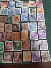 Germany Deutsches Reich Hyperinflation Stamp Lot 1920s Overprint Tausend Mark Us