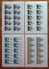 10 x Stamp Set No. 2094 – 2097 Mint Postfrisch KB Germany 2000 Sport