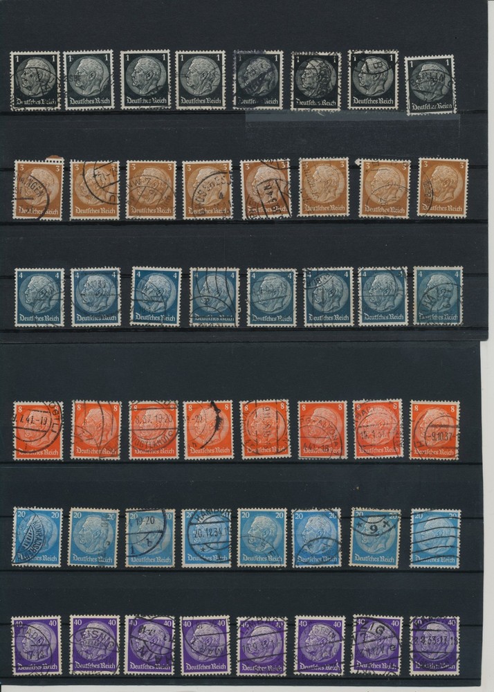 Germany, Deutsches Reich, Nazi, liquidation collection, stamps, Lot,used (BO 14)