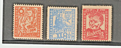1945 Germany Russian Occupation Mecklenburg Sc #12NB10-12 Child Welfare Set MH