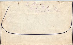 GERMANY 1923 INFLATION POSTAL COVER ADDR USA & POSTMARK MINDEN