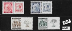 #8324 MNH stamp set Sc B5 – B8 / Mozart / Prague / WWII Third Reich Occupation