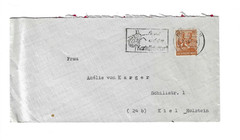 GERMANY 1947 Cover sent from Berlin to Kiel-Holstein – Slogan Cancel