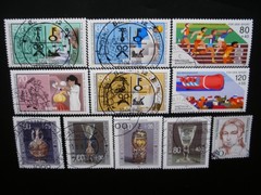 Germany 1986- Year Set of 35 Stamps, 1 Souvenir Sheet CTO & Used